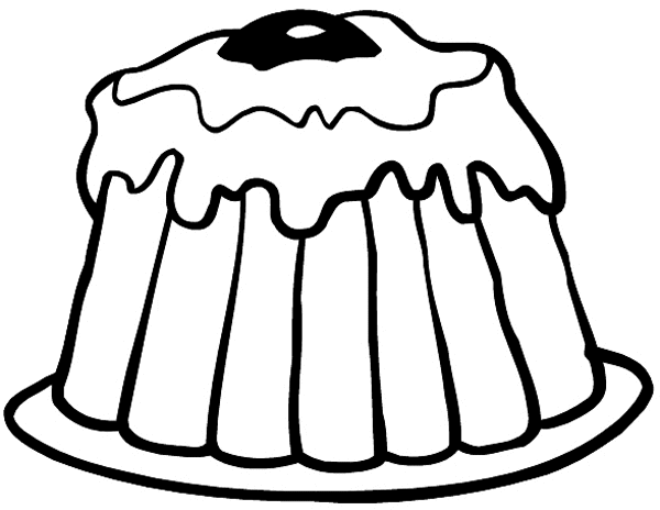 Rich looking cupcake vinyl sticker. Customize on line. Food Meals Drinks 040-0489